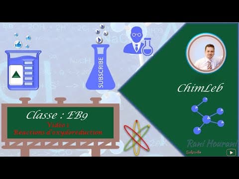 Vidéo 1: Réactions d’oxydoréduction
